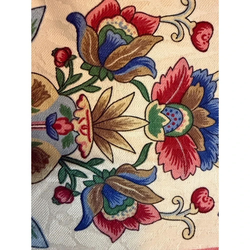 VTG new Lot of 7 flower print floral designs fabrics various size samples colors